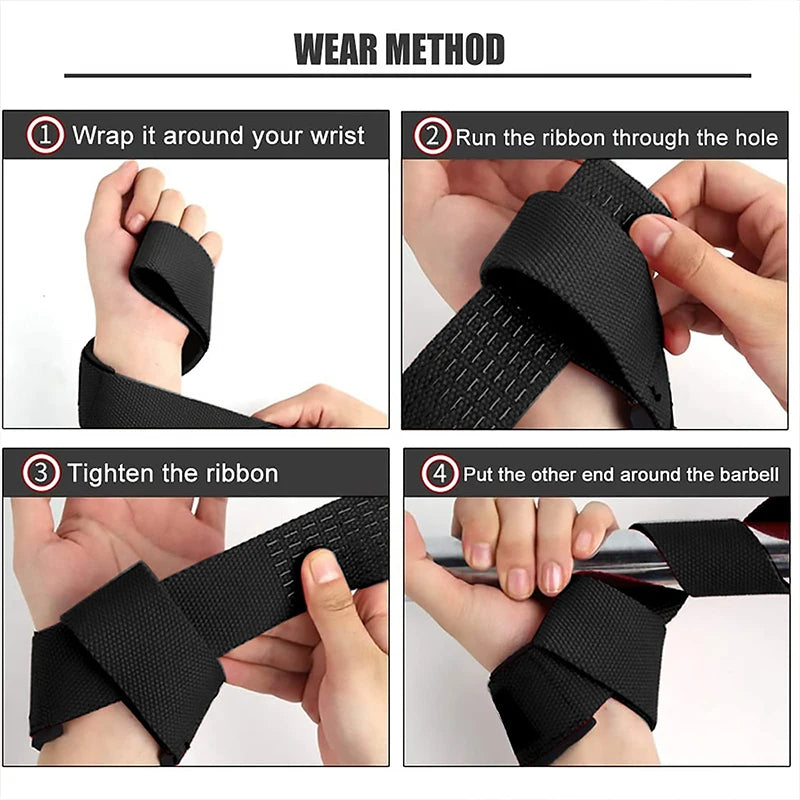 Basic Lifting Straps | Anti-Slip Thread